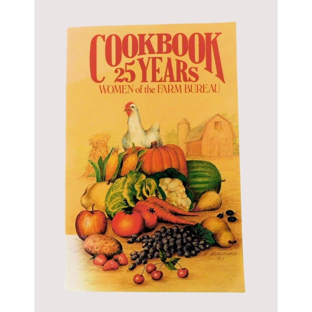 Cookbook 25 Years Women of Farm Bureau 2002 Country Cooking Illinois Trade PB - Picture 1 of 10